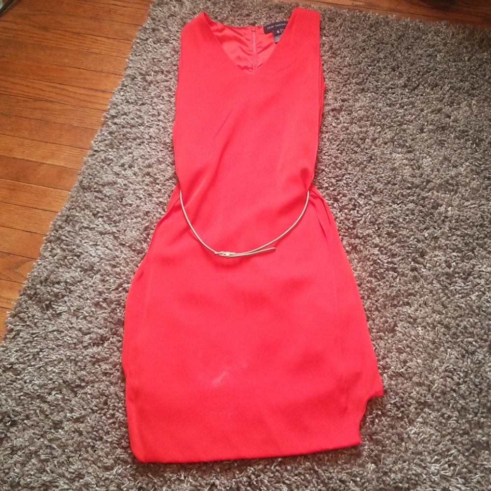 Pink Tartan silk dress